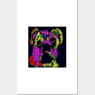 Pugs are People Too Abstract Posters and Art